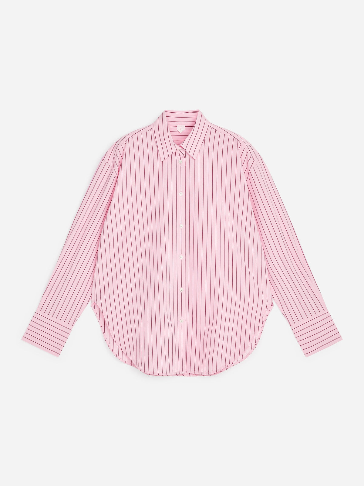 Relaxed-Fit Poplin Shirt - Pink - Image 6