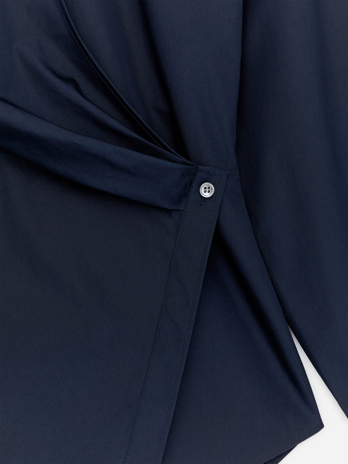 Wrap Shirt - Blue - Image 7