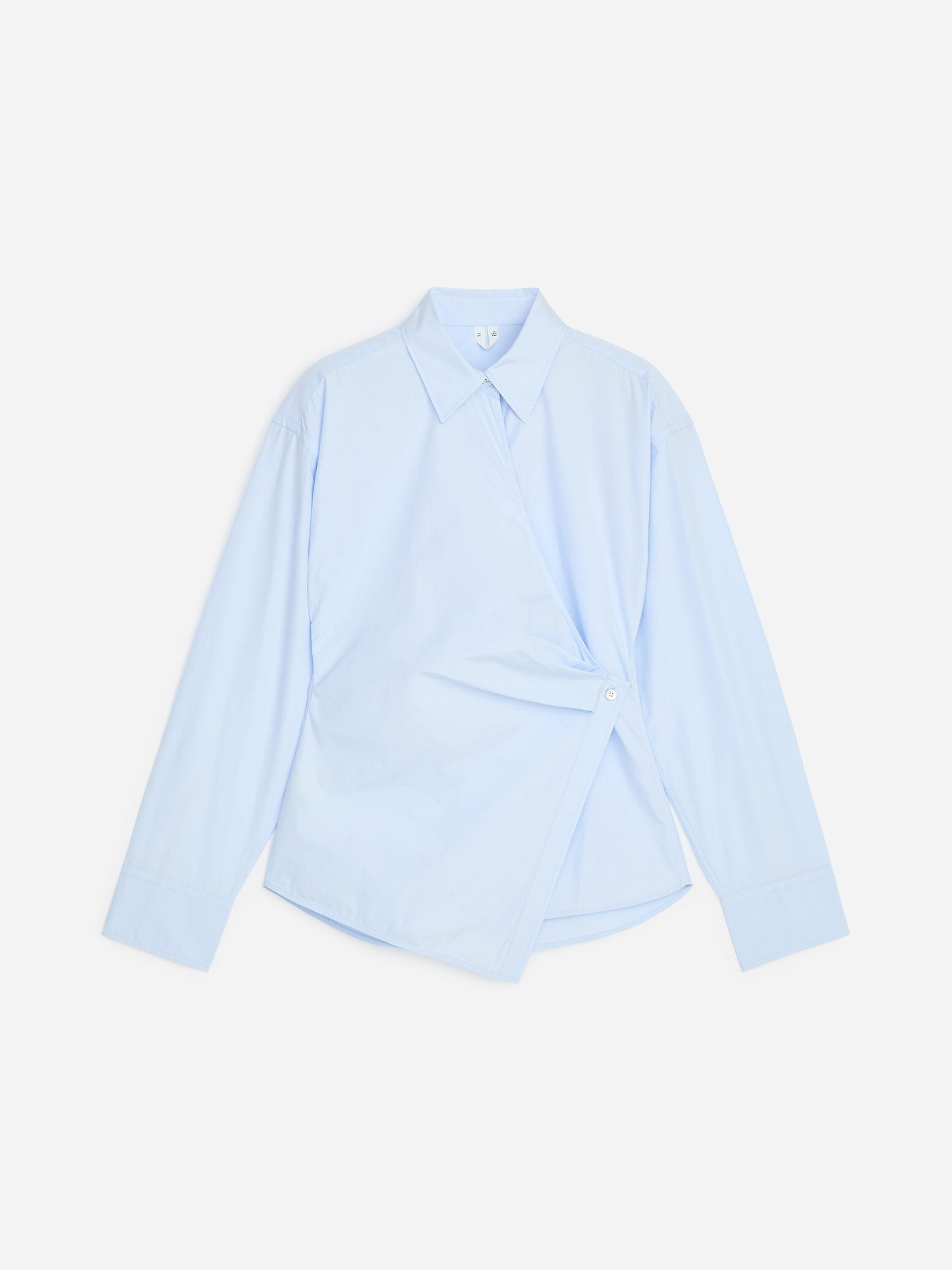 Wrap Shirt - Blue - Image 6