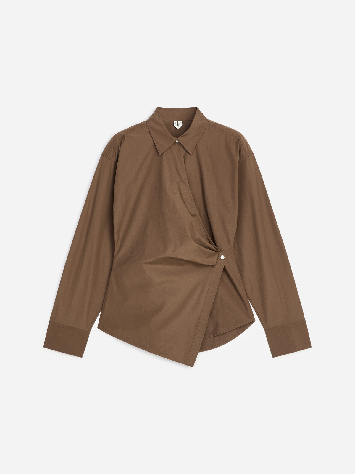 Wrap Shirt - Beige - Image 5