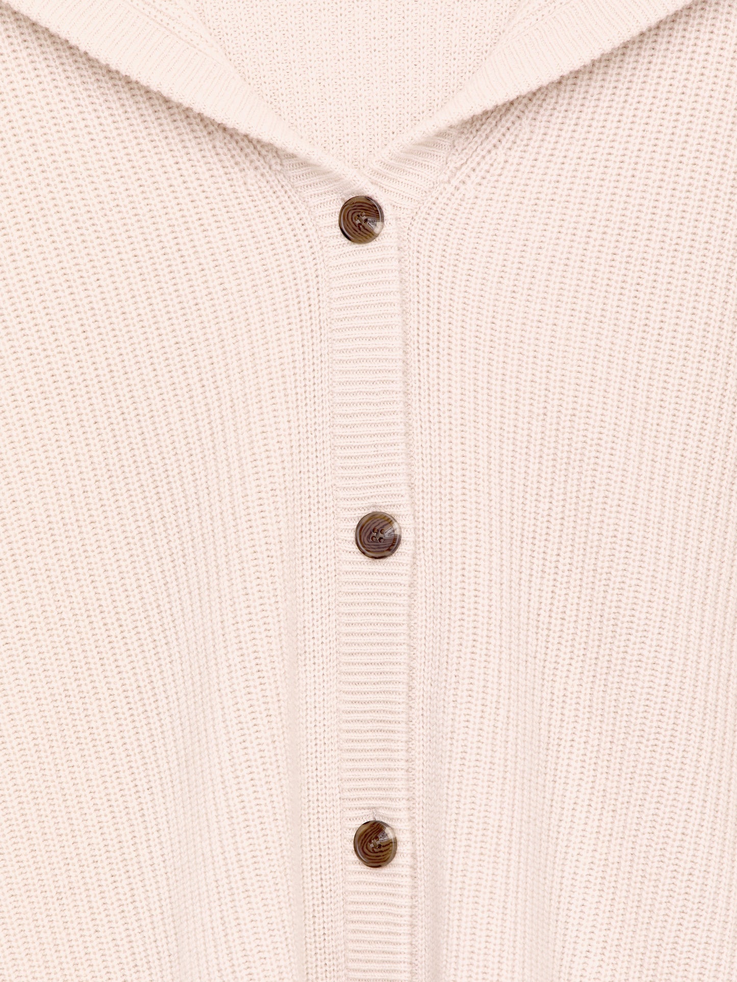 Cashmere-Wool Hooded Cardigan - Beige - Image 2