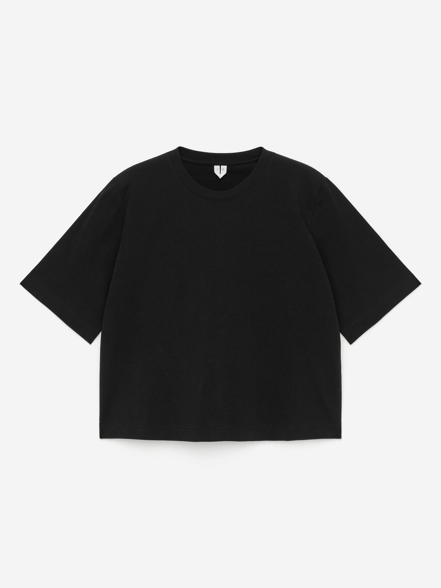 Boxy T-Shirt - Black - Image 6