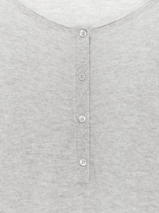 Pure Cashmere Boat-Neck Jumper - Grey - Image 2