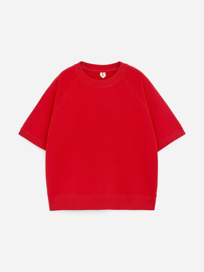 French Terry Sweatshirt - Red