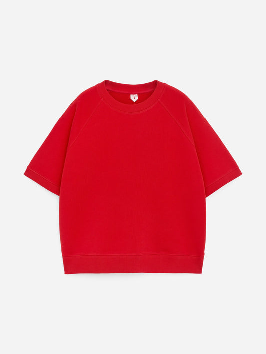 French Terry Sweatshirt - Red