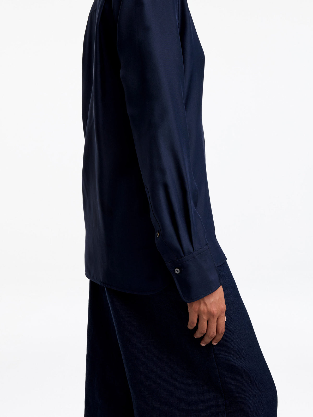 Silk Shirt - Blue - Image 4