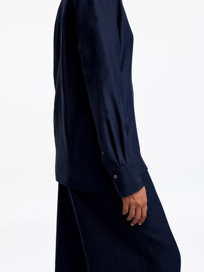 Silk Shirt - Blue - Image 4
