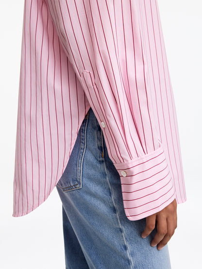 Relaxed-Fit Poplin Shirt - Pink - Image 5