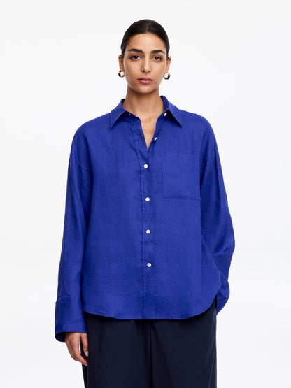 Linen Shirt - Blue