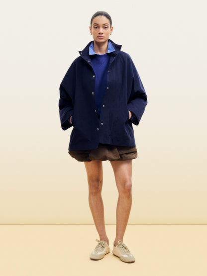 Oversized Batwing Shirt - Blue - Image 6