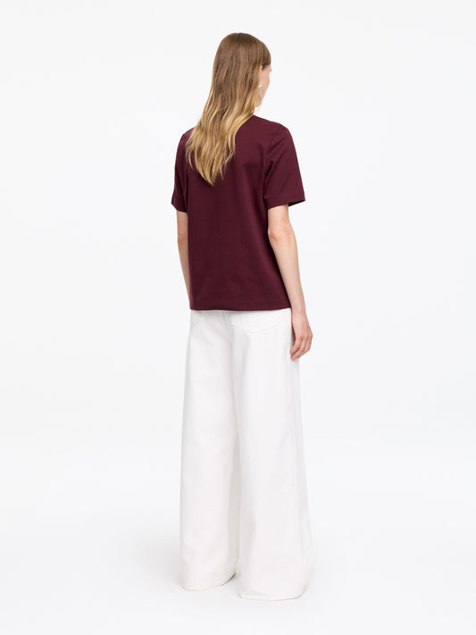 Constructed T-Shirt - Red - Image 2