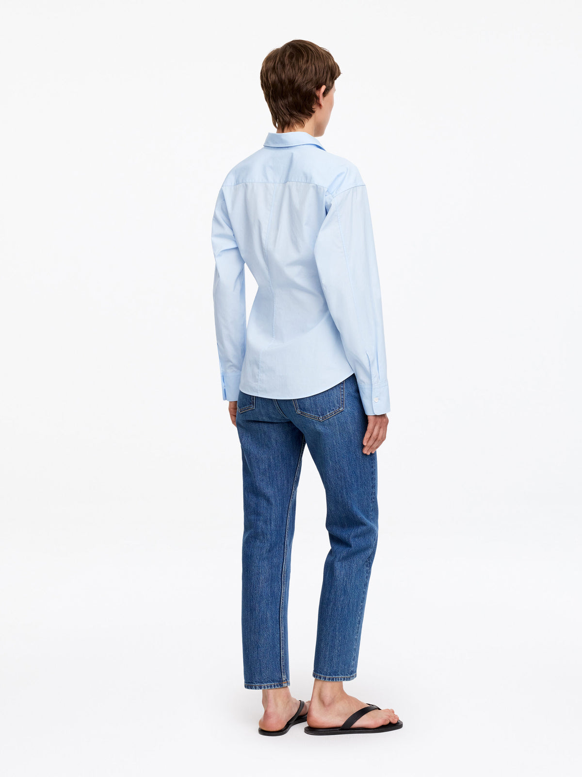 Wrap Shirt - Blue - Image 4