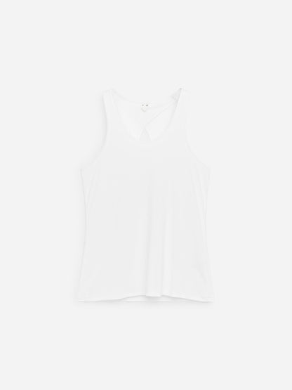 Ribbed Tank Top - White - Image 5