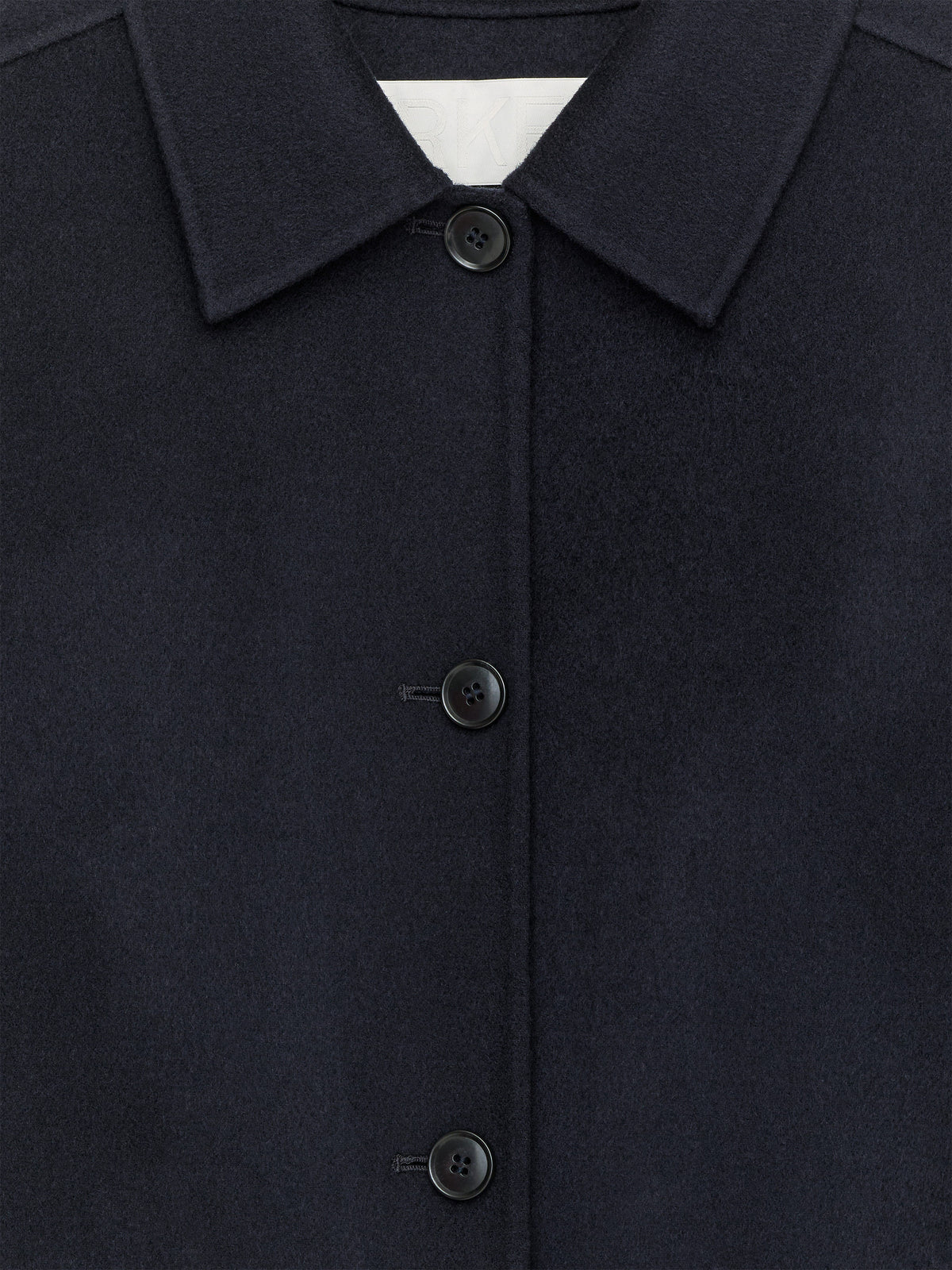 Wool-Blend Overshirt - Blue - Image 2
