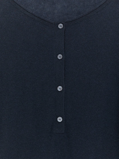 Pure Cashmere Boat-Neck Jumper - Blue - Image 6
