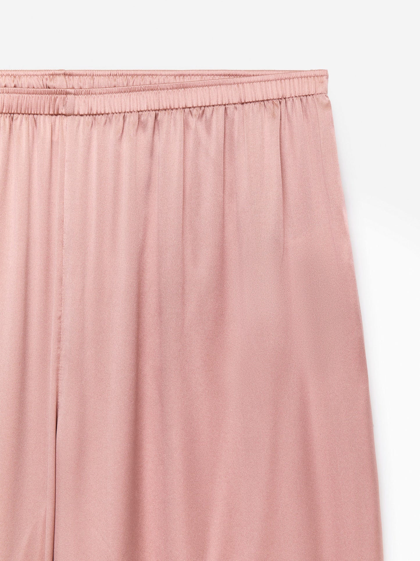 Silk Stretch Trousers - Pink - Image 2