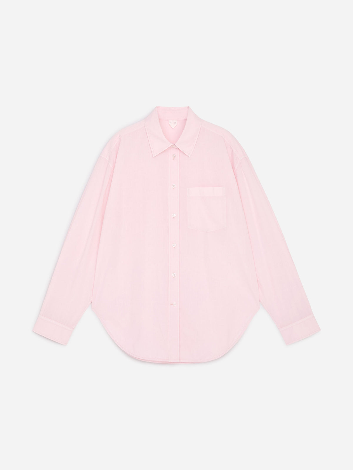 Cotton Poplin Shirt - Pink - Image 5