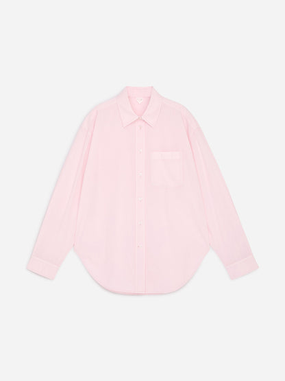Cotton Poplin Shirt - Pink - Image 5