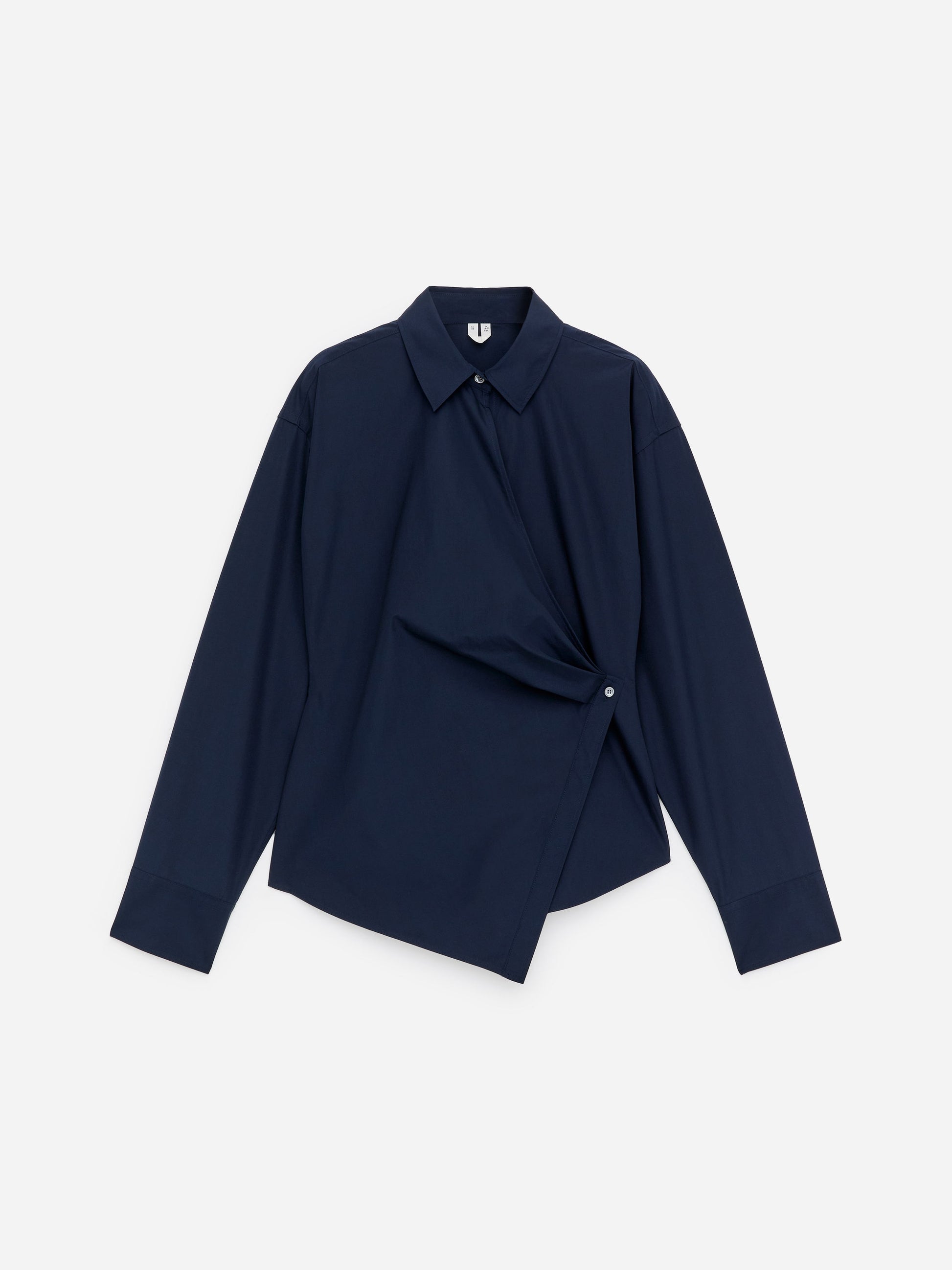 Wrap Shirt - Blue - Image 6