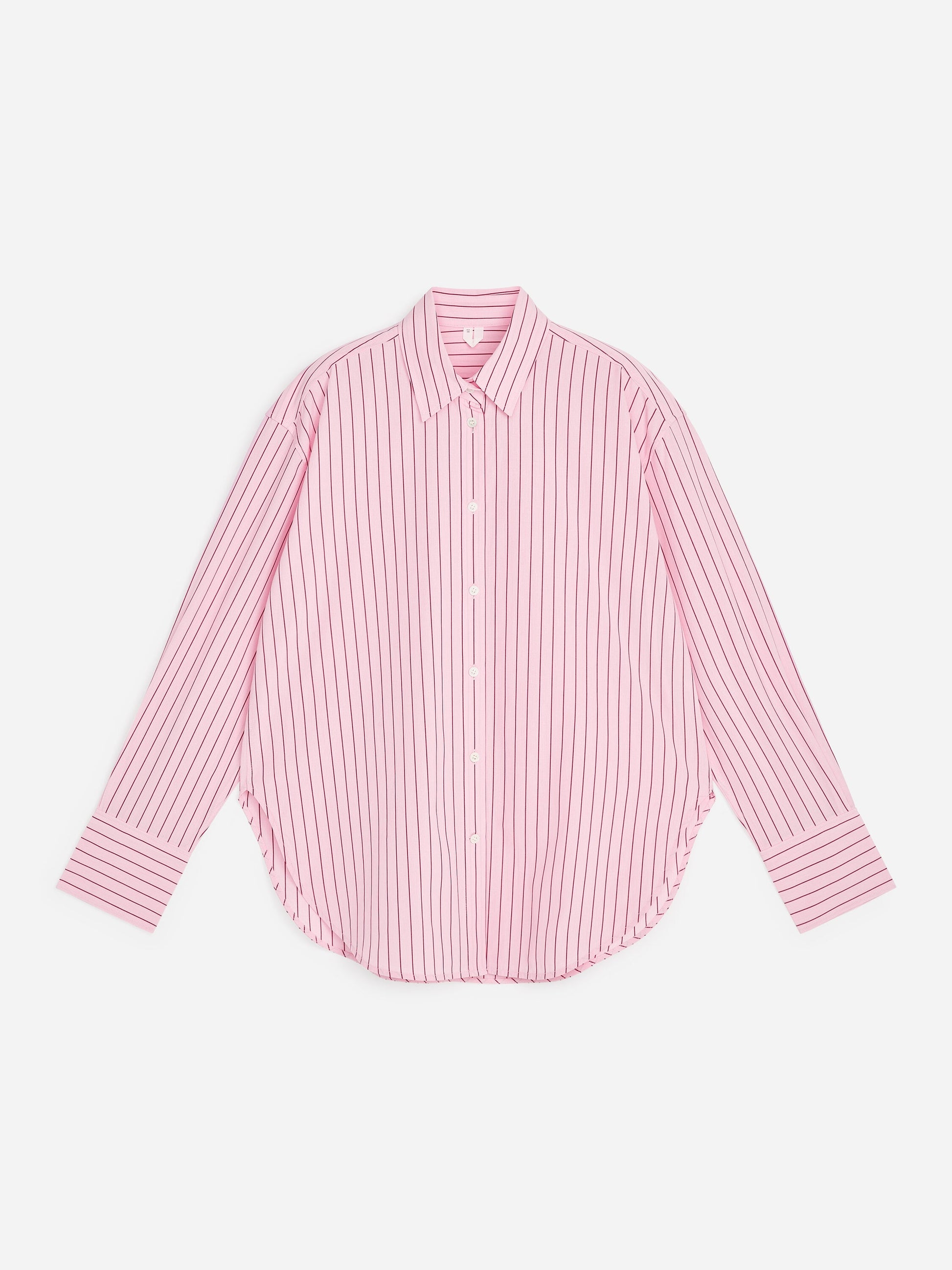 Relaxed-Fit Poplin Shirt - Pink - Image 6