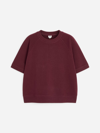 French Terry Sweatshirt - Red - Image 5