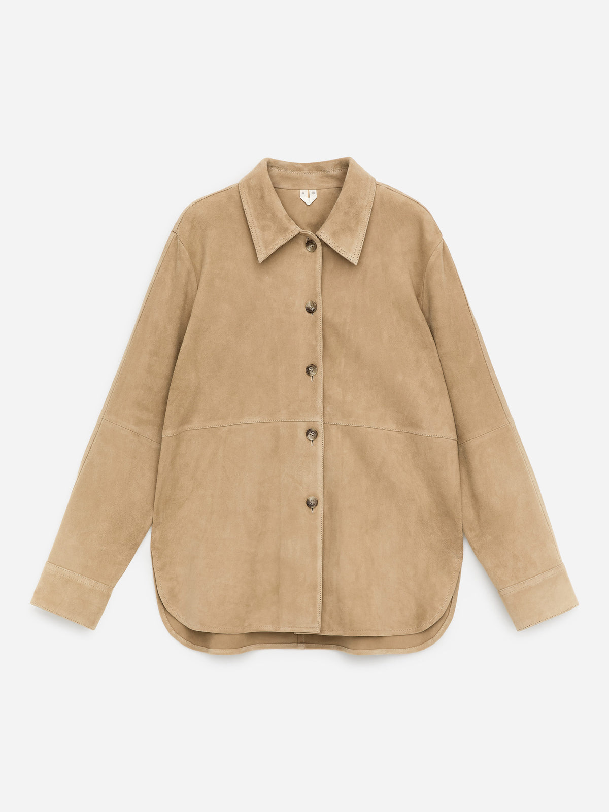 Suede Shirt - Beige