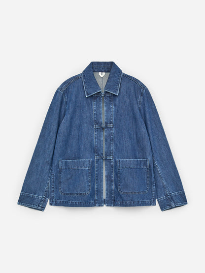 Denim Twill Shirt - Blue - Image 5