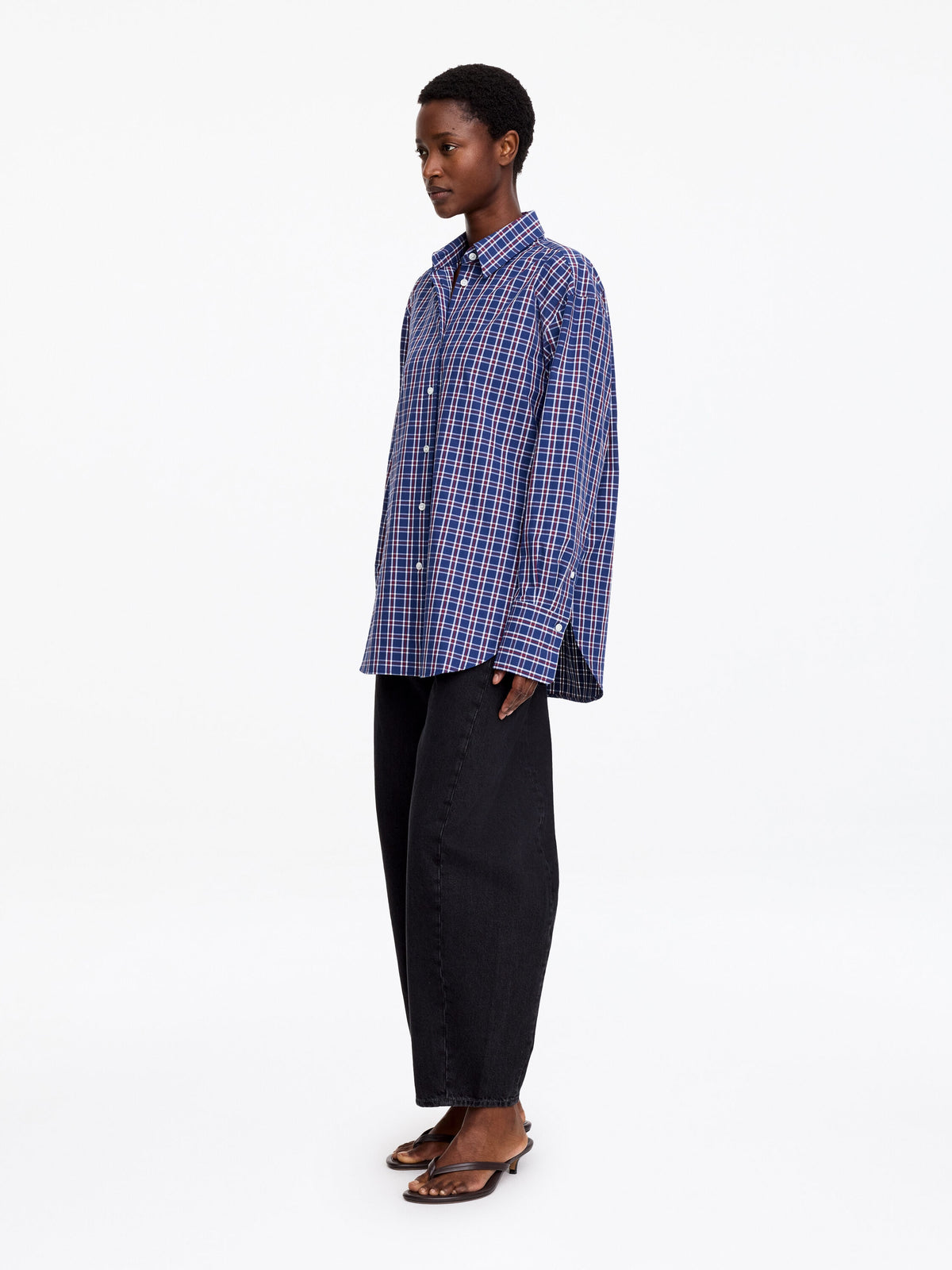 Relaxed-Fit Poplin Shirt - Blue - Image 3