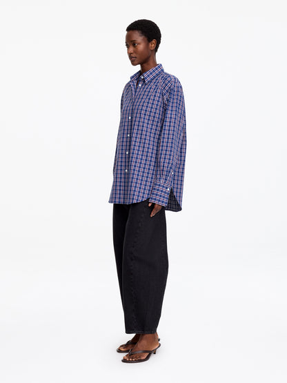 Relaxed-Fit Poplin Shirt - Blue - Image 3