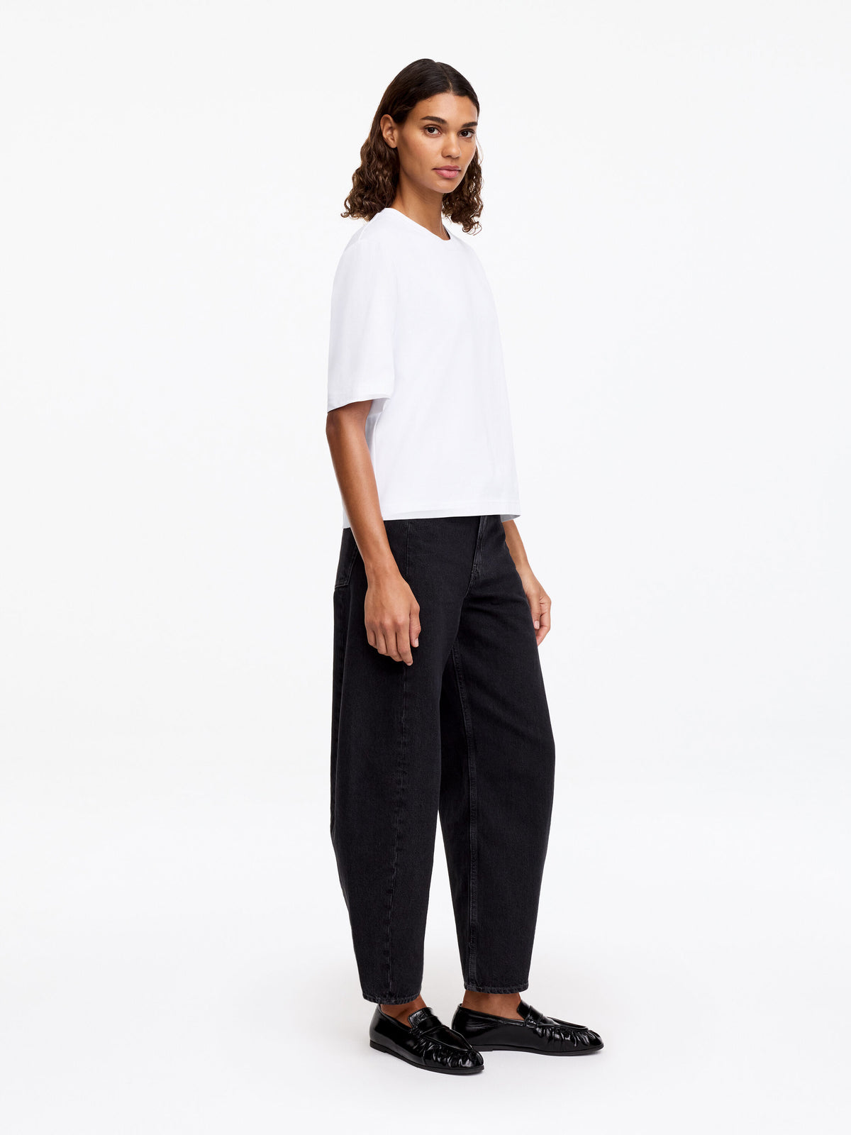 Boxy T-Shirt - White - Image 5