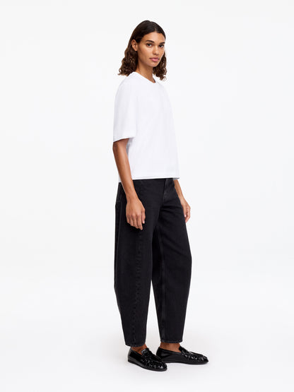 Boxy T-Shirt - White - Image 5