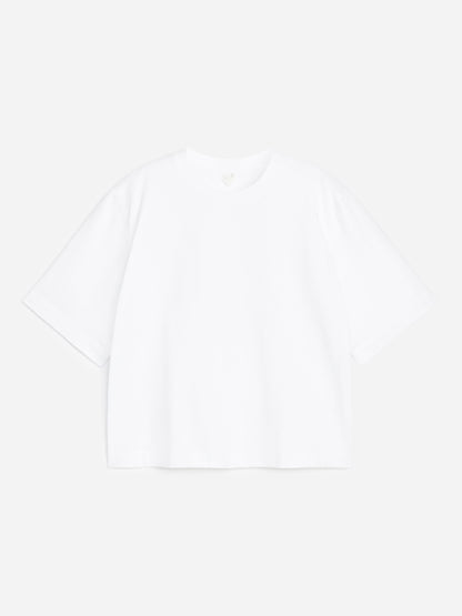 Boxy T-Shirt - White - Image 8