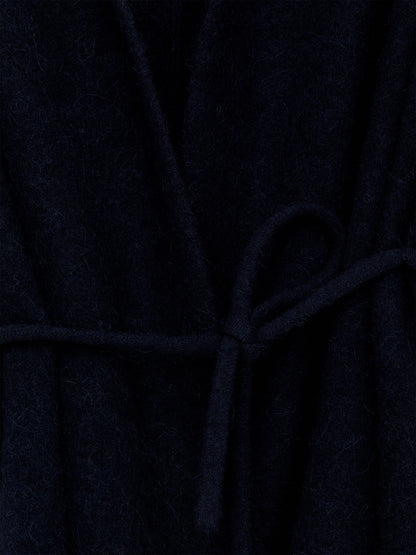Alpaca-Wool Blend Cardigan - Blue - Image 2