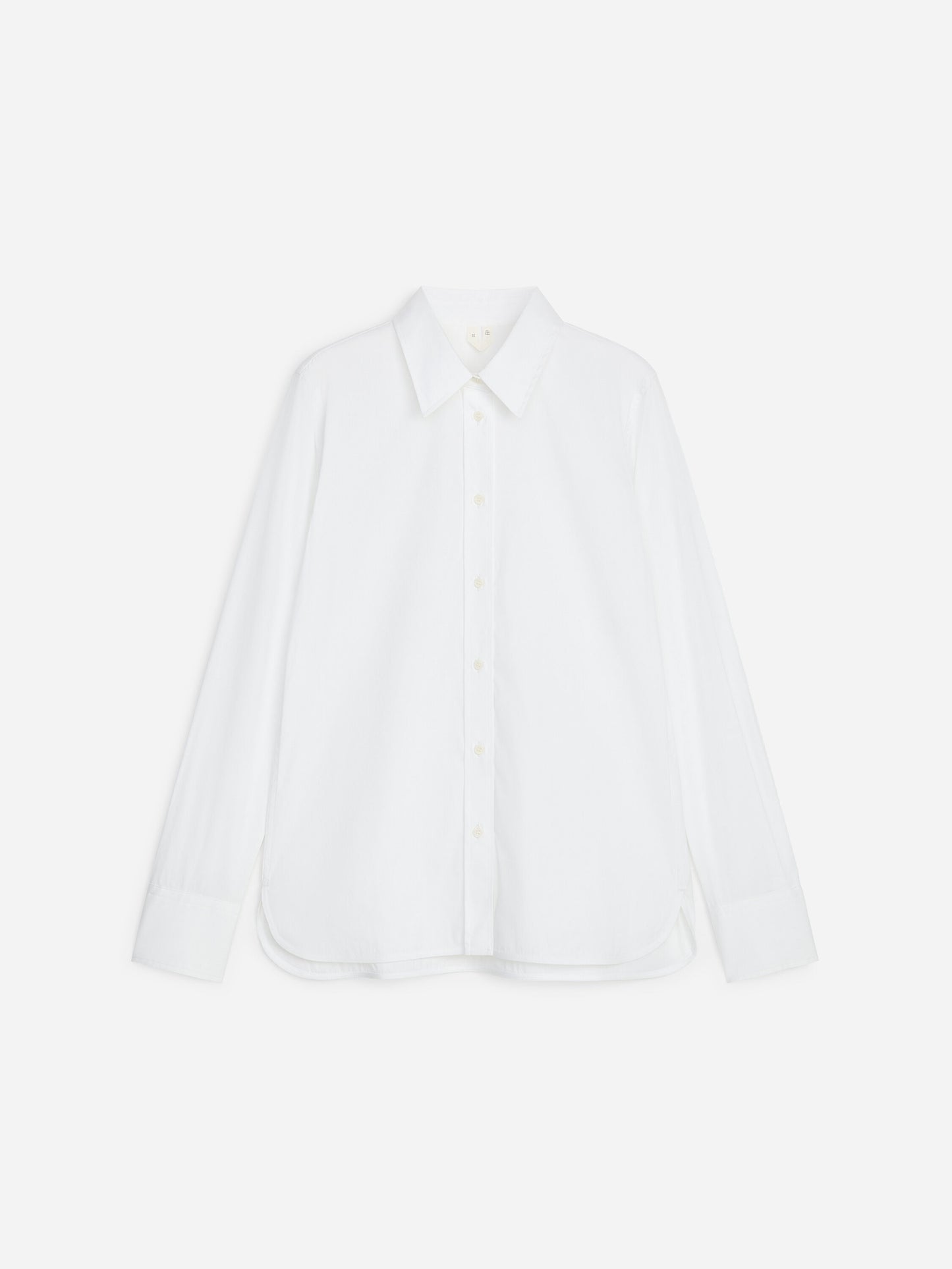 Slim Stretch Cotton Shirt - White - Image 5