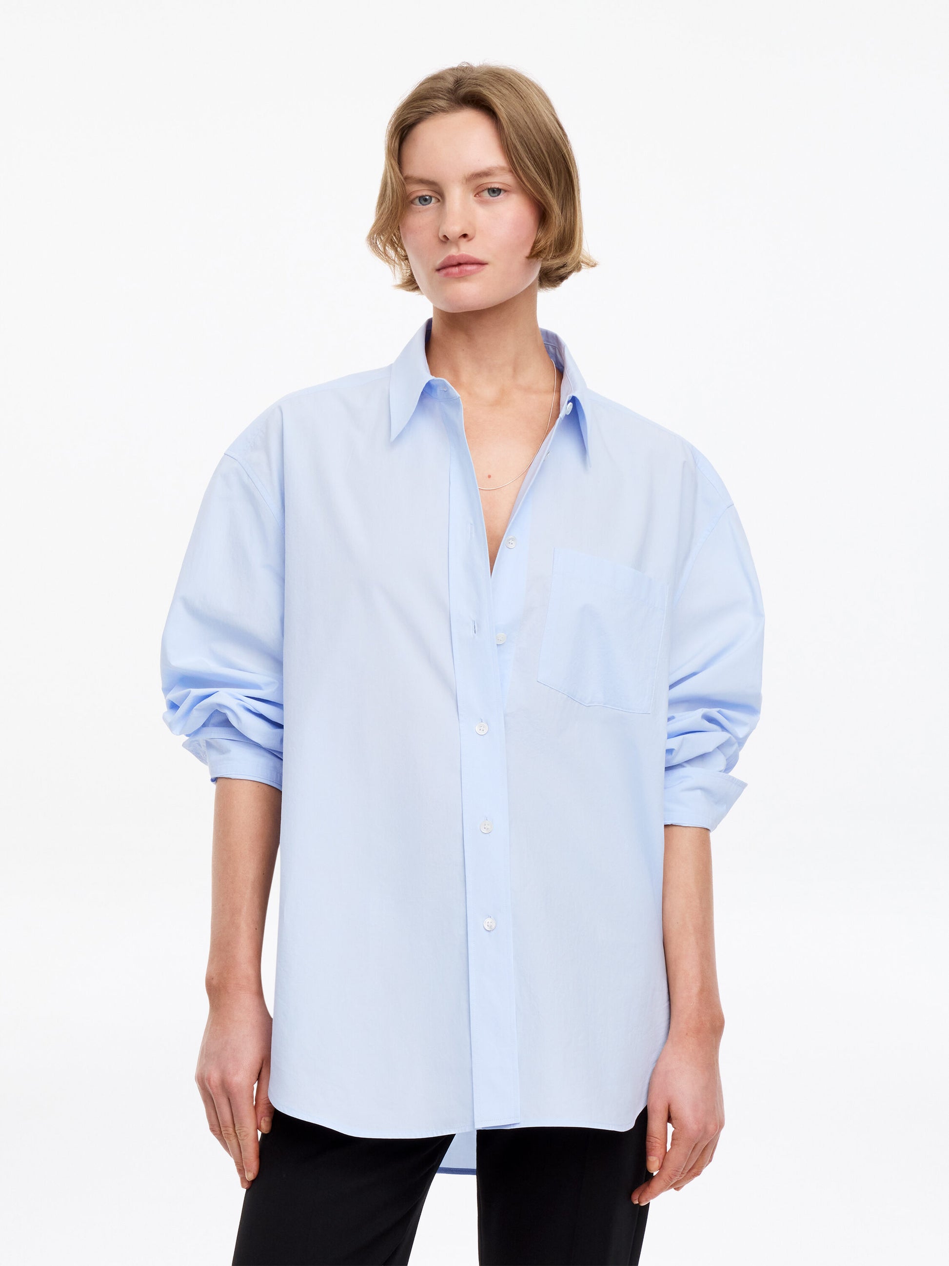 Cotton Shirt - Blue