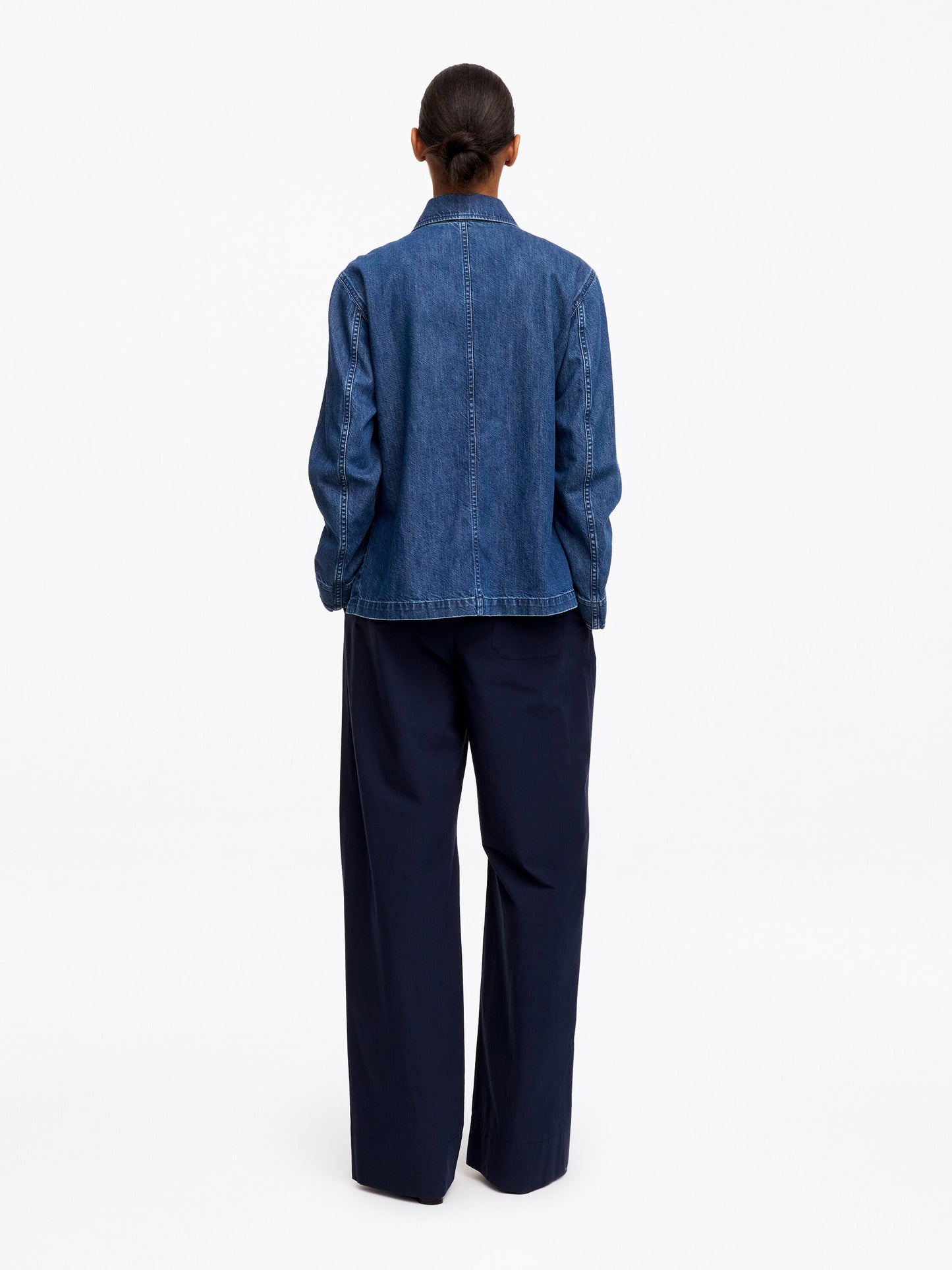 Denim Twill Shirt - Blue - Image 3