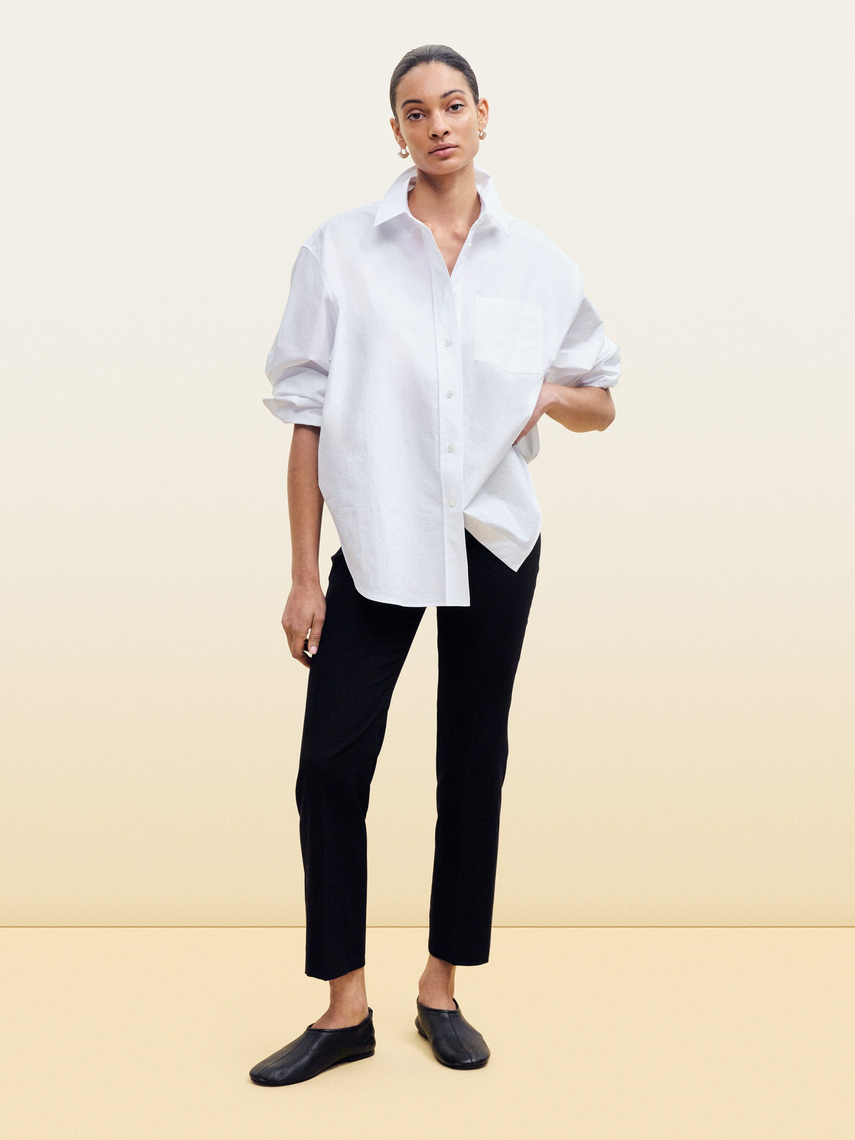 Cotton Shirt - White - Image 3