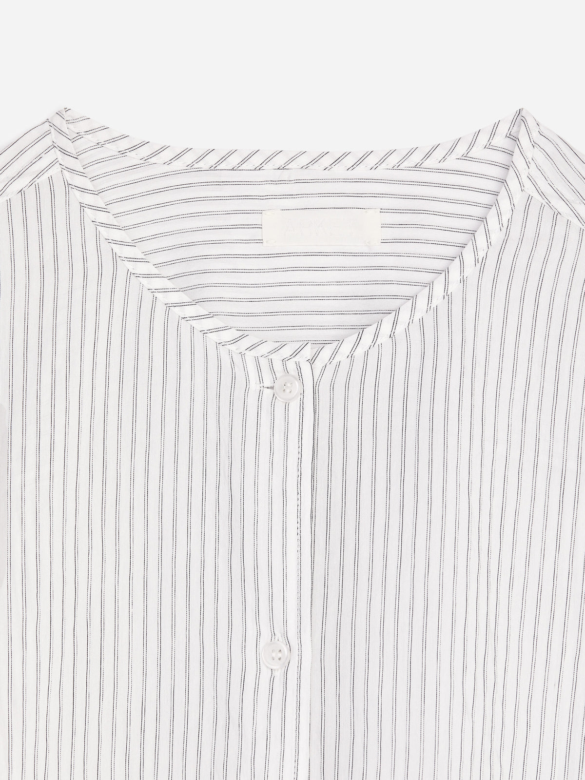 Detachable Scarf Blouse - White - Image 6