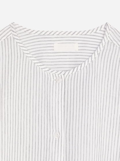Detachable Scarf Blouse - White - Image 6