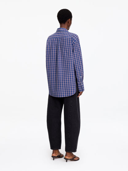 Relaxed-Fit Poplin Shirt - Blue - Image 2