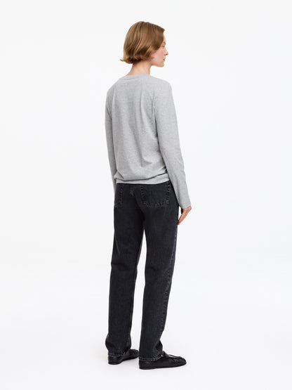 Long-Sleeve T-Shirt - Grey - Image 4