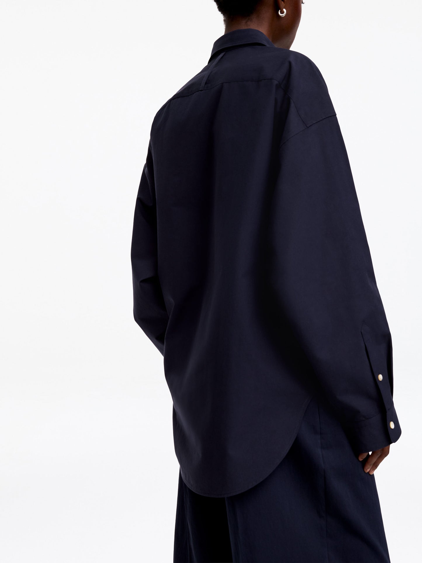 Batwing-Sleeve Shirt - Blue - Image 4