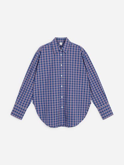 Relaxed-Fit Poplin Shirt - Blue - Image 5