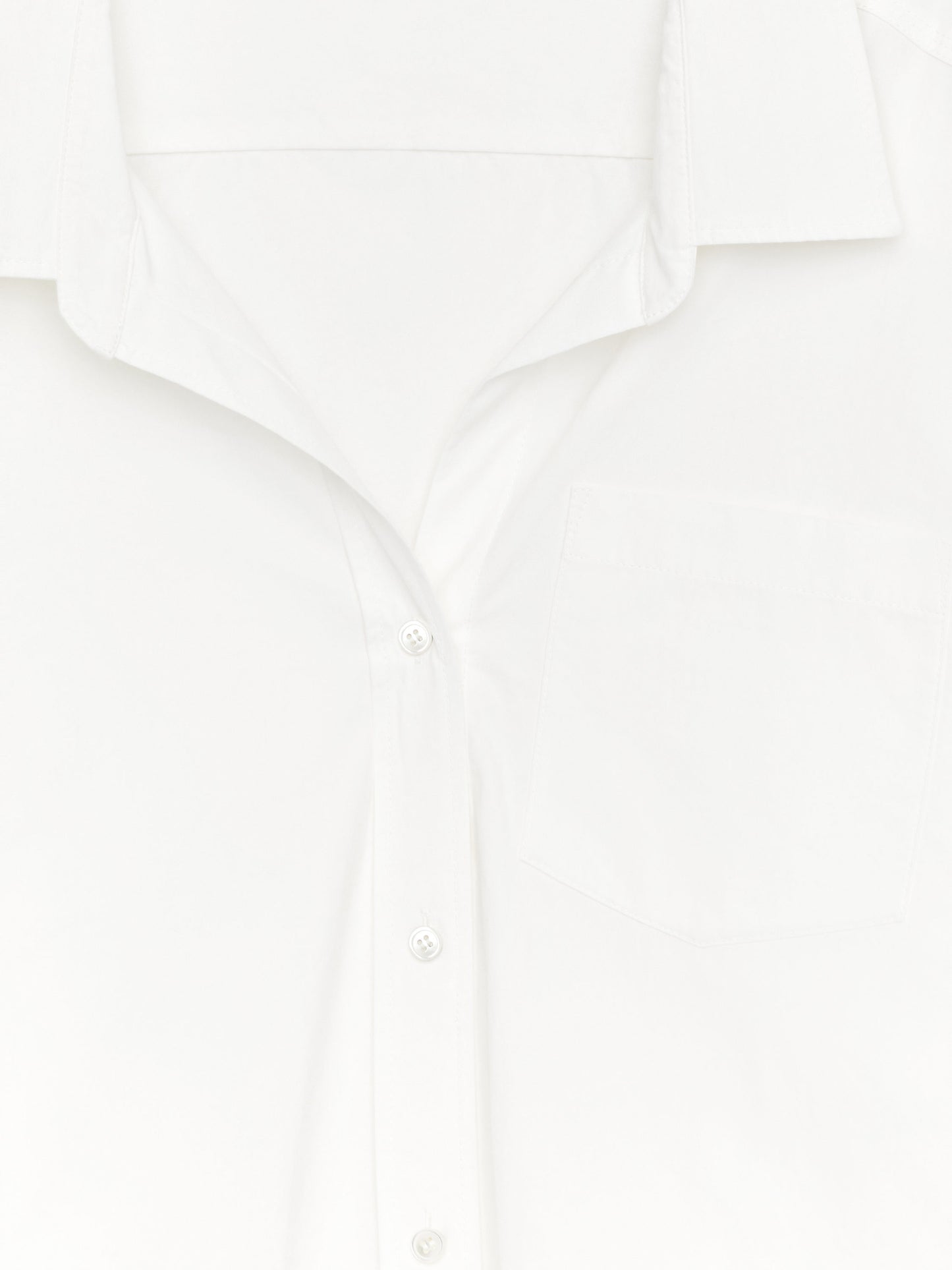 Relaxed Open-Collar Shirt - White - Image 2