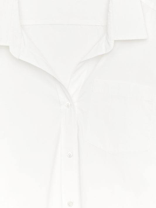 Relaxed Open-Collar Shirt - White - Image 2