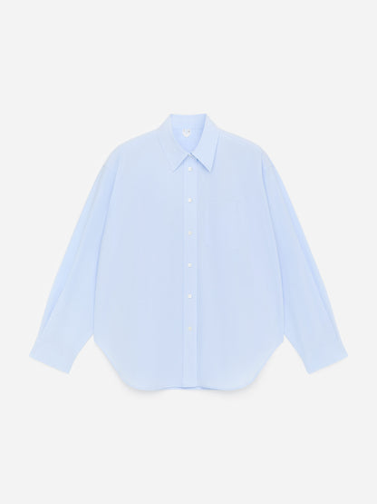 Cotton Shirt - Blue - Image 5
