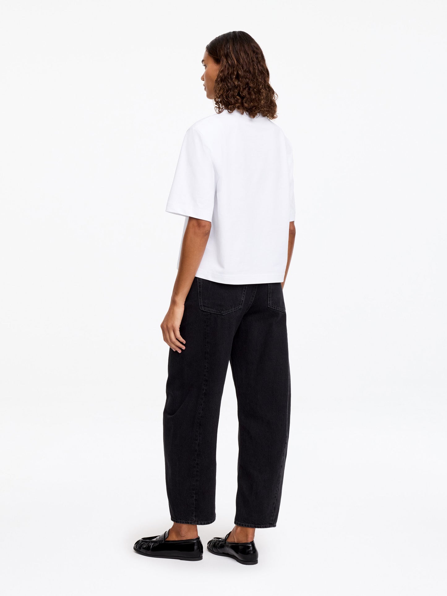 Boxy T-Shirt - White - Image 4