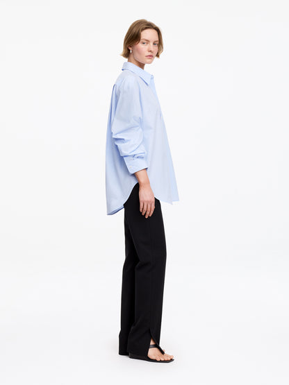Cotton Shirt - Blue - Image 3