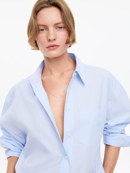 Cotton Shirt - Blue - Image 4