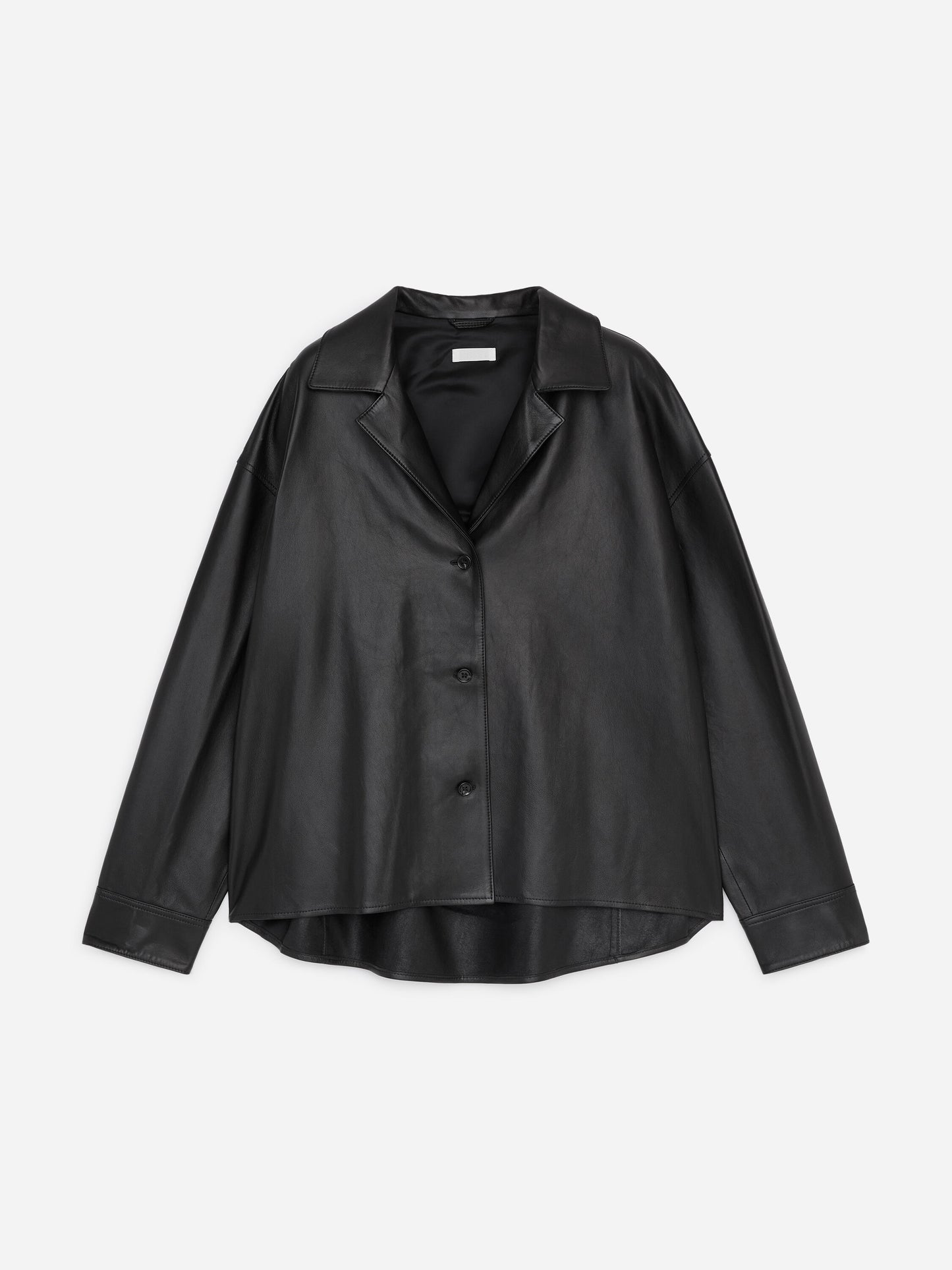 Leather Shirt - Black - Image 5
